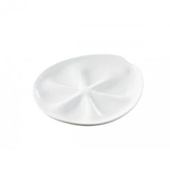 Le moins cher ???? Assiette à Huîtres Blanche 26 x 24 cm Impulse Revol ????