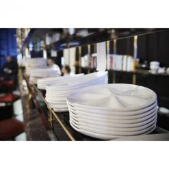 Le moins cher ???? Assiette à Huîtres Blanche 26 x 24 cm Impulse Revol ???? -Luigi Bormioli Shop assiette a huitres blanche 26 x 24 cm impulse revol 3