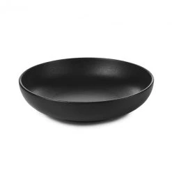 Remise ???? Assiette Creuse Porcelaine Noire 17 cm Adélie Revol ????