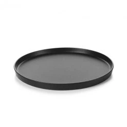 Meilleure vente ???? Assiette Plate Porcelaine Noire 24 cm Adélie Revol ????